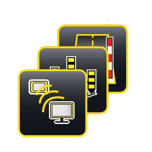 Leica iCON site Softwaresymbole